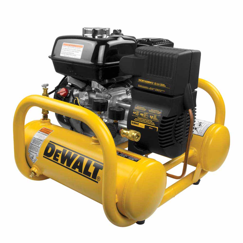 DeWalt DXCMTA5590412 4 Gal. Portable Honda Gas Powered Oil Free Direct Drive Air Compressor - 3