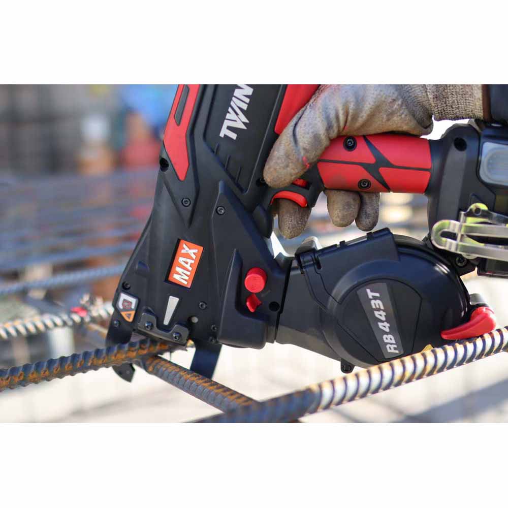 MAX USA RB443T Rebar Tying Tool Up to #7 x #7 with 19ga Wire - 4