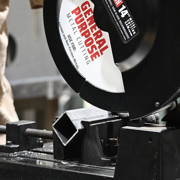 MK Morse 103015 CSM1460GPC 14" 60 Tooth Carbide Tipped Circular Saw Blade for General Purpose Metal Cutting - 3