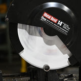 MK Morse 103022 CSM1472FSC 14" 72 Tooth Carbide Tipped Steel Cutting Circular Saw Blade with 1 in Arbor - 3