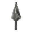 MK Morse 124485 Switchback High Speed Steel Step Drill Bit 1/4 Inch to 1-1/8 Inch for Metal and Plastic (1 Pack)