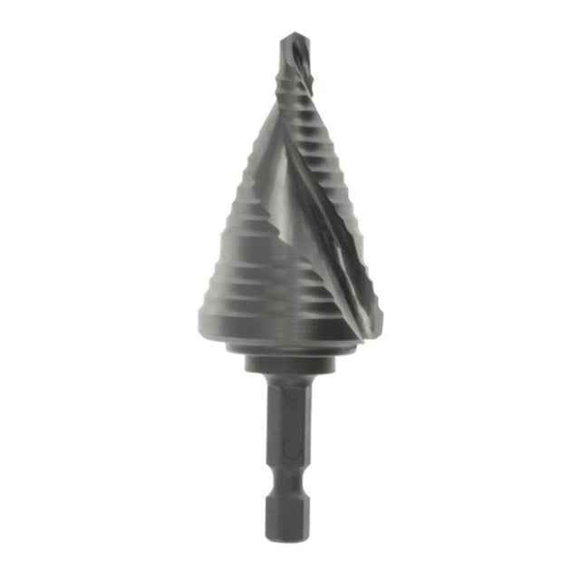MK Morse 124485 Switchback High Speed Steel Step Drill Bit 1/4 Inch to 1-1/8 Inch for Metal and Plastic (1 Pack)