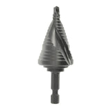 MK Morse 124485 Switchback High Speed Steel Step Drill Bit 1/4 Inch to 1-1/8 Inch for Metal and Plastic (1 Pack)