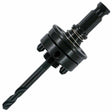 MK Morse 139052 Spring Loaded Pin Drive Hole Saw Arbor with High Speed Steel Pilot Drill, 3/8 inch Hex Shank, 5/8-18 Thread (1 Per Box)