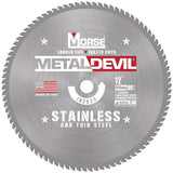 MK Morse CSM1290FSSC 12"90T SS & THIN ST Circular Saw Blade