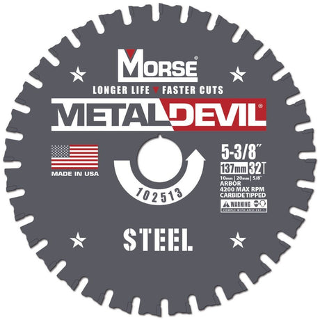 MK Morse CSM53832FSC 5-3/8" 32T ST Circular Saw Blade