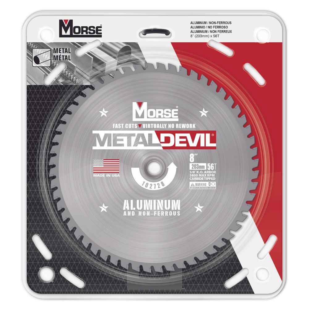 MK Morse CSM856FNFC 8" 56T NF Circular Saw Blade - 2