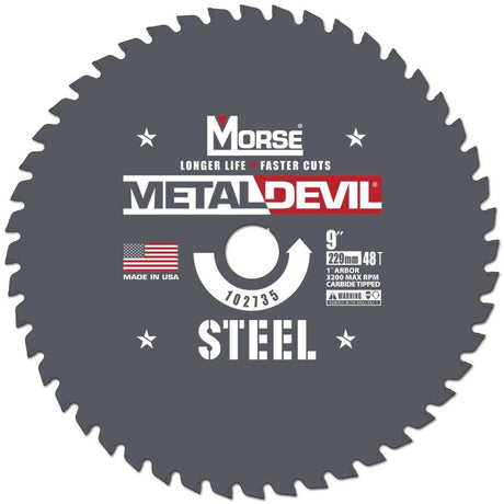 MK Morse CSM948FSC 9" 48T ST Circular Saw Blade