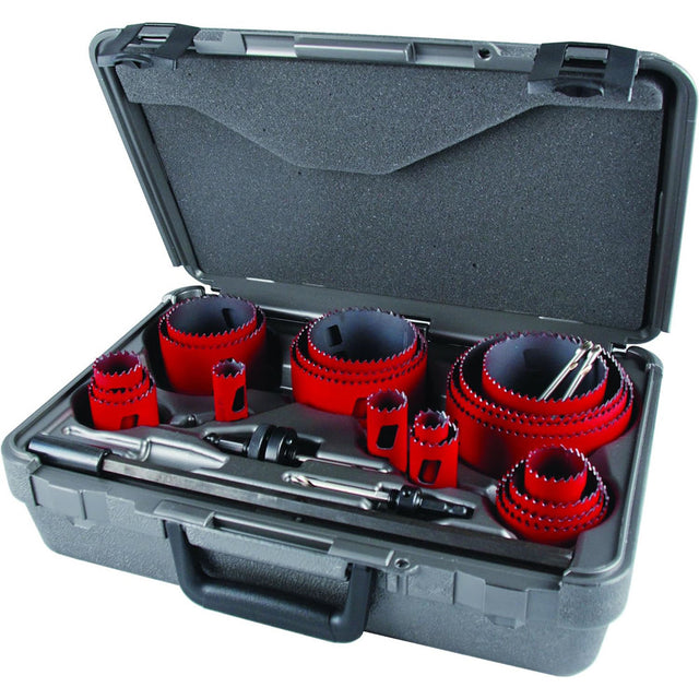 MK Morse MHS23M 177788 25 piece, Bi-Metal Hole Saw, Industrial Maintenance Kit