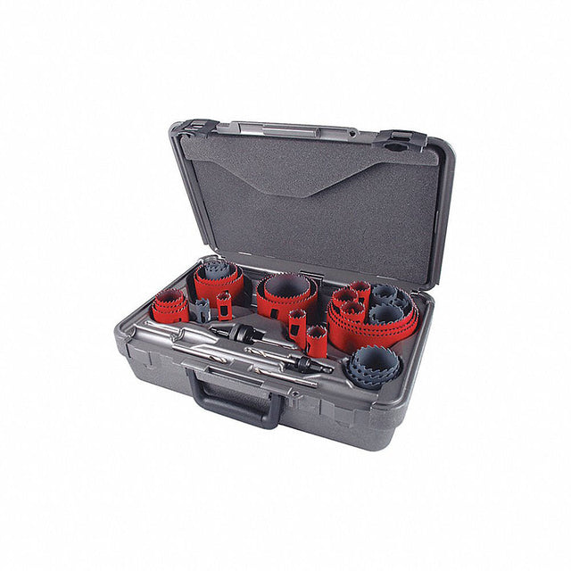 MK Morse MHSELE01 177894 29 piece, Combination Bi-Metal/Carbide Tip Hole Saw, Master Electricians Kit