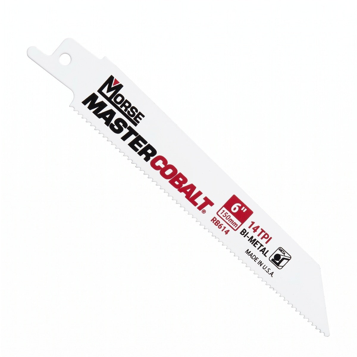 MK Morse RB618T50 6 in 18 TPI Master Cobalt Bi Metal Metal Cutting Reciprocating Saw Blades