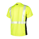 ML KISHIGO 9114 -M Hi-Vis Lime T-Shirt, Class 2, Medium - 3