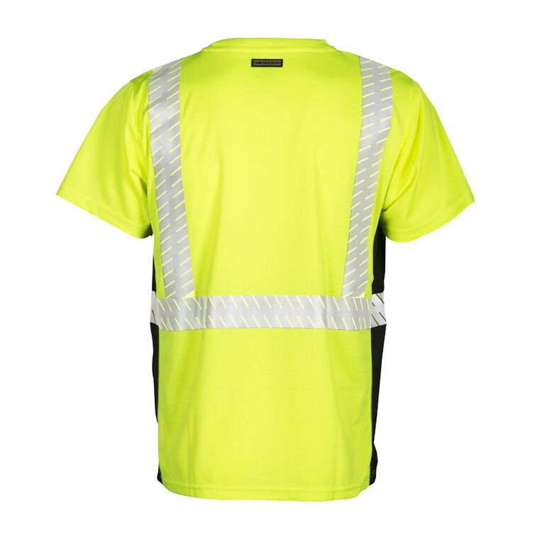 ML KISHIGO 9114 -M Hi-Vis Lime T-Shirt, Class 2, Medium - 4