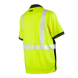 ML KISHIGO 9220-2XL Lime High Performance Polo Shirt - 2XLarge - 3