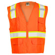 ML Kishigo 1164-2X Orange Solid Front/ Mesh Back Vest, 2X-Large