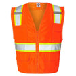 ML Kishigo 1164-XL Orange/Red Mesh Back Vest, X-Large