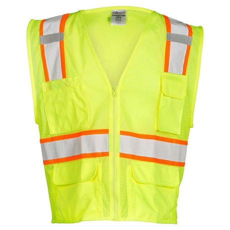 ML Kishigo 1195-L All Mesh Lime Safety Vest Class 2, Large