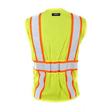 ML Kishigo 1586-S Womens All Mesh Contrast ANSI Class 2 Safety Vest Lime Size Small (1 Each) - 2