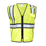 ML Kishigo 1596-2X Class 2 Reflective Color Contrast Vest Lime Black 52 to 54" Chest Size 2X (Each)