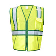 ML Kishigo 1597-L Class 2 Reflective Color Contrast Mesh Safety Vest Lime Green L (1 Each)