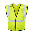 ML Kishigo 1805-L-XL Lime ANSI Class 2 X-Back Breakaway Mesh Safety Vest 44-48" Chest 27" Length (1 Each)