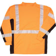 ML Kishigo 9135-3X Orange Class 3 Black Series Long Sleeve T-Shirt, 3X-Large