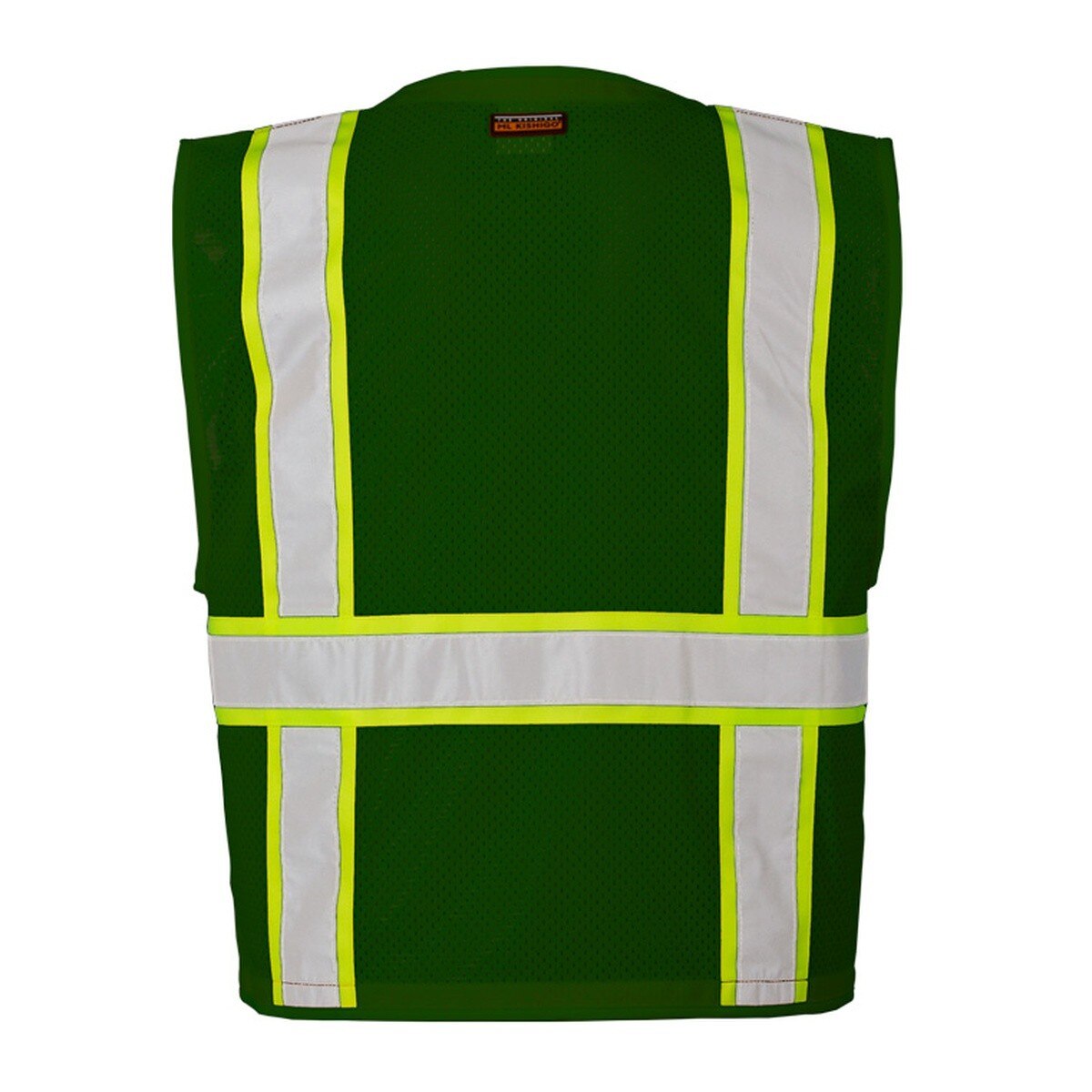 ML Kishigo B104-L-XL Enhanced Visibility Multi Pocket Mesh Vest Green Lime Non ANSI Large X Large - 2