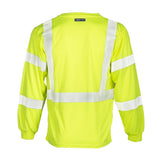 ML Kishigo F562-LT Lime Class 3 FR Long Sleeve T-Shirt with 2" Reflective Tape (Each) - 2