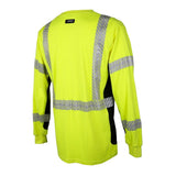 ML Kishigo F694-MT FR Long Sleeve Henley T-Shirt Lime Medium Tall Class 3 - 4