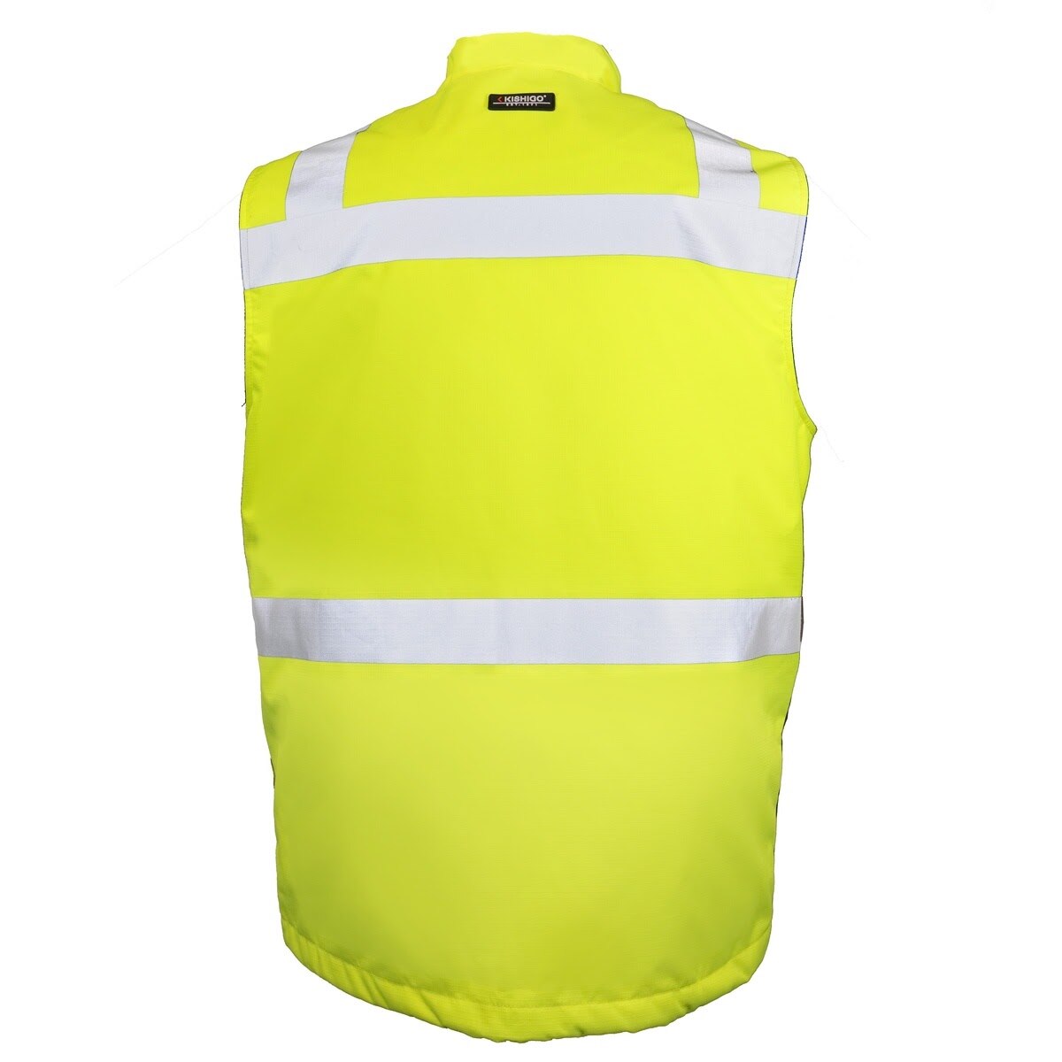 ML Kishigo in 400-3X Class 2 Lime Black insulated Safety Vest Size 3X - 2