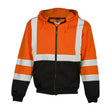 ML Kishigo JS103-3X Hi-Vis Hoodie Sweatshirt with Zipper ANSI 107 Type R Class 3 Orange 3X-Large (1 Each)