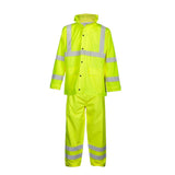 ML Kishigo RW110-L/XL Class 3 Economy Series Lime Rainsuit L - XL