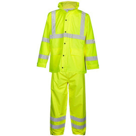 ML Kishigo RW110-S-M Waterproof Hi-Vis Polyester Rain Suit Small-Medium
