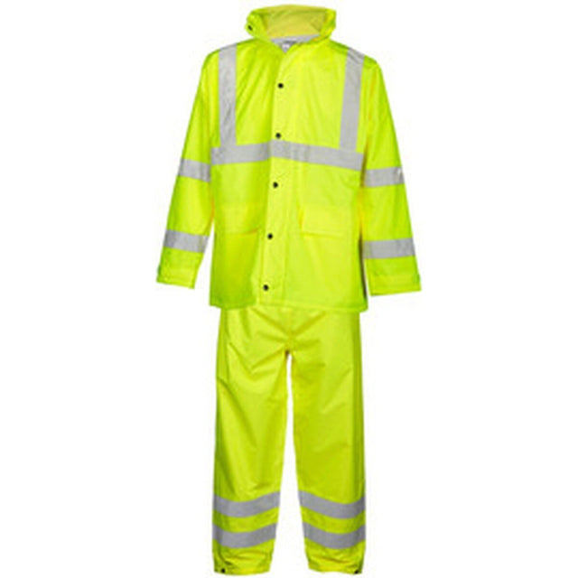 ML Kishigo RW110-S-M Waterproof Hi-Vis Polyester Rain Suit Small-Medium