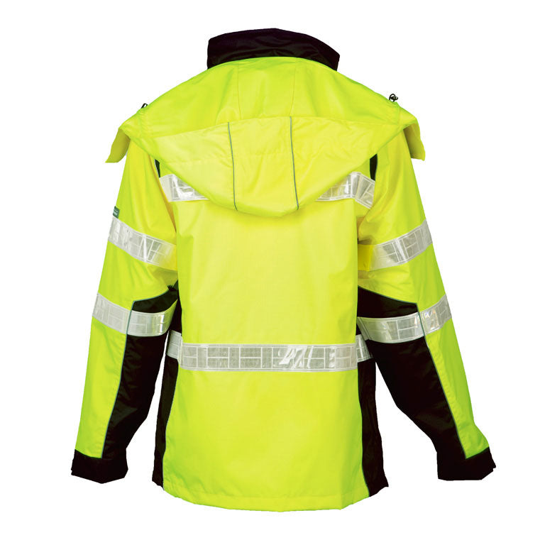 ML Kishigo  RWJ112-2X/3X Brilliant Series Class 3 HiVis Rain Jacket, Lime, 2XL/3XL - 4