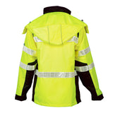 ML Kishigo  RWJ112-2X/3X Brilliant Series Class 3 HiVis Rain Jacket, Lime, 2XL/3XL - 4