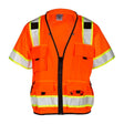 ML Kishigo S5011-XL Class 3 Orange Professional Surveyors Safety Vest Size XL