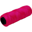 MarshallTown ML569 10204 - Twisted Nylon Mason's Line 250' Fl Pink, Size 18 4" Core