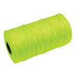 MarshallTown ML589 10233 - Twisted Nylon Mason's Line 1000' Fl Green, Size 18 6" Core