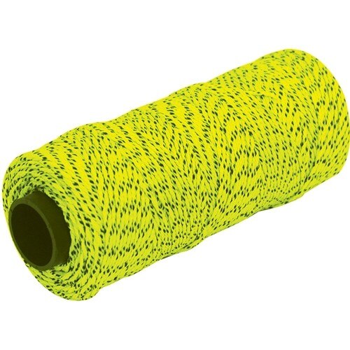 MarshallTown ML617 10268 - Bonded Mason's Line 500' Yellow and Black, Size 21 6" Core