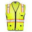 ML Kishigo 1513-2X 2X Lime Premium Black Series Heavy Duty Vest