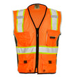 ML Kishigo 1514-2X 2X Orange Premium Black Series Heavy Duty Vest