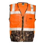 ML Kishigo 1524-M M Orange Premium Brilliant Series Heavy Duty Vest