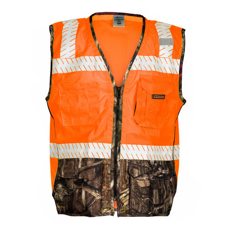 ML Kishigo 1524-4X 4X Orange Premium Brilliant Series Heavy Duty Vest