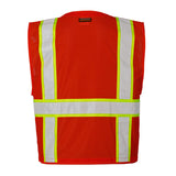 ML Kishigo B103-2X-3X 2X-3X Red Enhanced Visibility Multi Pocket Mesh Vest - 2