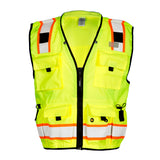 ML Kishigo S5000-4X 4X Lime Professional Surveyors Vest