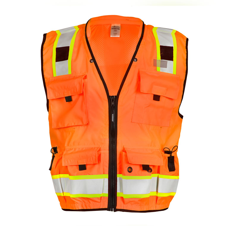 ML Kishigo S5001-M M Orange Professional Surveyors Vest