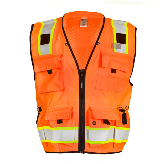 ML Kishigo S5001-S S Orange Professional Surveyors Vest