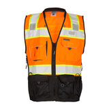 ML Kishigo S5003-3X 3X Orange Premium Black Series Surveyors Vest