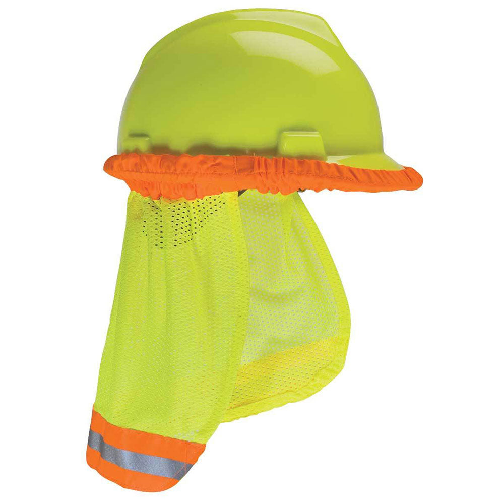 MSA 10098032 Hi-Viz Neck Sunshade For Hard Hats